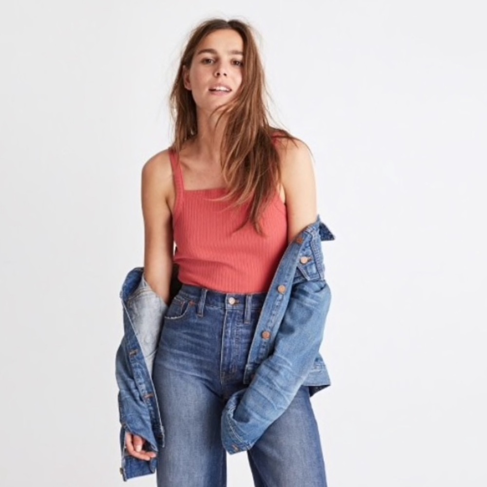 Madewell Square-Neck Tank Bodysuit